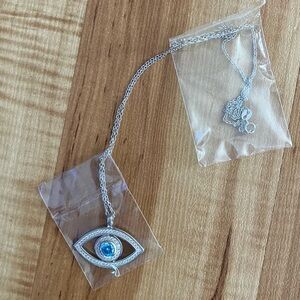 Sterling Silver Evil Eye Necklace